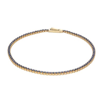 Tennis Bracelet Yellow Gold Jewelry | www.colibrigold.com | Fine Gold Jewelry