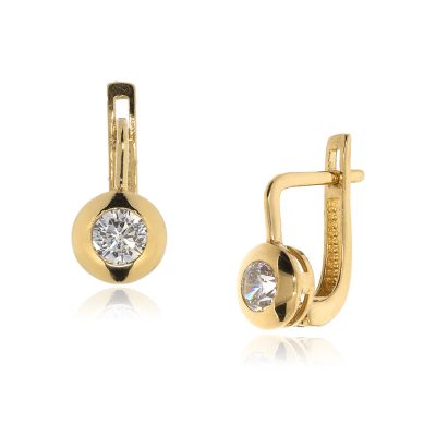Drop Earrings Yellow Gold Jewelry | www.colibrigold.com | Fine Gold Jewelry