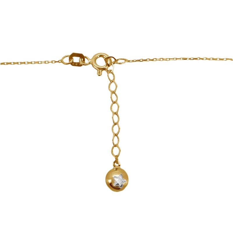 NSG005 _1 Chain Necklace, Triple Sun | Colibri Gold Jewelry